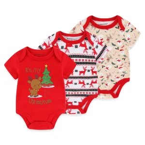 Three piece Boys and Girls jumpsuit Newborn Set